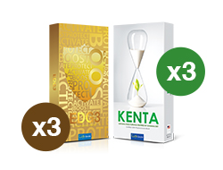 LifeQode EDG3 x3 + Kenta x3