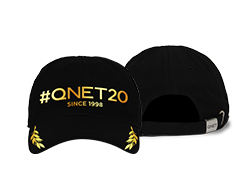 QNET 20th Cap - Charcoal Black