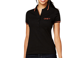 her QNET ME Classic Polo - True Black