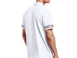 his QNET EST 98 Polo - Cotton White