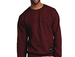 his QNET EST 98 Sweater - Cherry Red