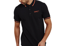 his QNET ME Classic Polo - True Black
