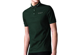 his QNET Classic ME Polo - Treetop Green