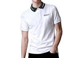 his QNET Classic ME Polo - Cotton White