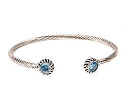 Aqua Lustre Bangle