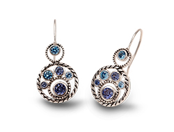 Aqua Lustre Earrings